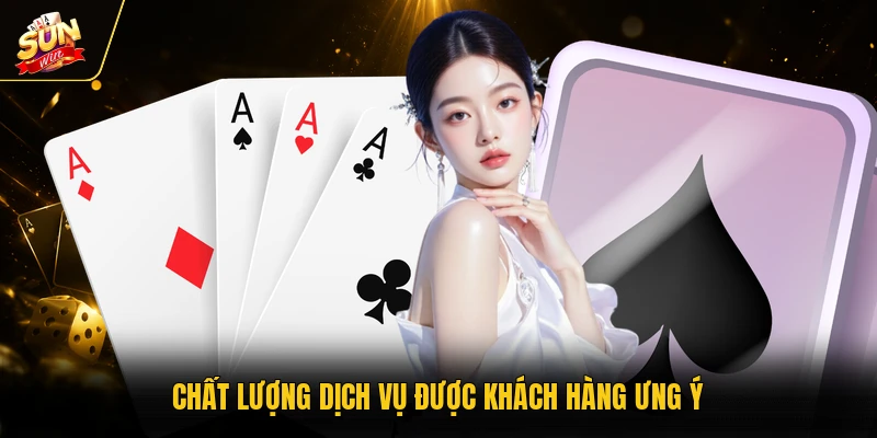 Chất lượng dịch vụ được khách hàng ưng ý